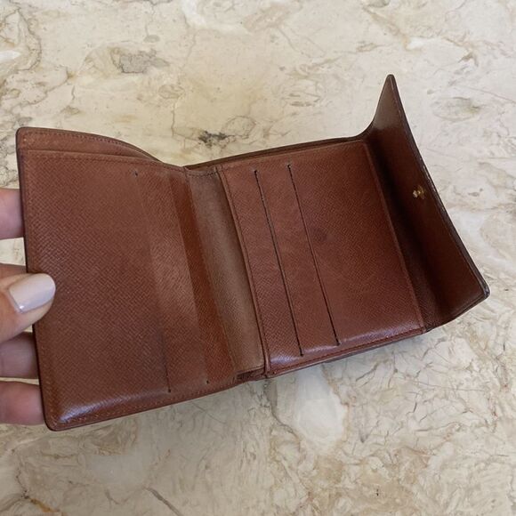 Authentic Louis Vuitton Monogram Portefeiulle Elise Trifold Wallet Vintage - Picture 6 of 15